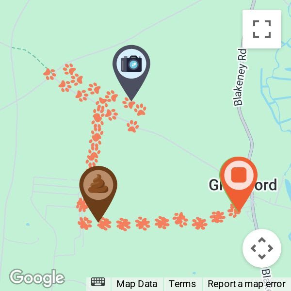 Example of walk details Walk Eaxample